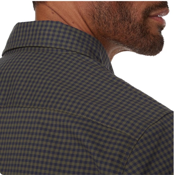 NWT Bonobos Men's Green/ Navy Checkered Button Down Shirt- S - Picture 5 of 11
